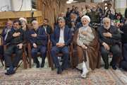 آیین تکریم و بزرگداشت مادران و همسران شهدای جنگ 12روزه شهرستان های استان تهران در قم برگزار شد