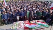تشییع پیکر مطهر ۴ عضو یک خانواده نخبه‌ علمی‌ در پردیس/5شهید هم در بهارستان و شهریار تشییع و به خاک سپرده شدند