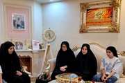 دیدار سرپرست اداره کل حوزه ریاست بنیاد شهید و امور ایثارگران با خانواده شهدای جنگ رمضان
